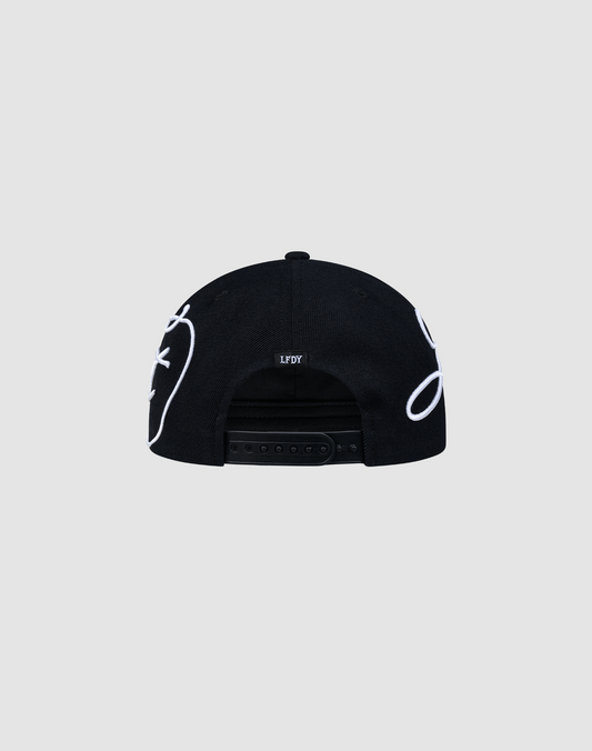 Live Fast Script Snapback