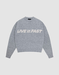 Live Fast Boucle Sweater