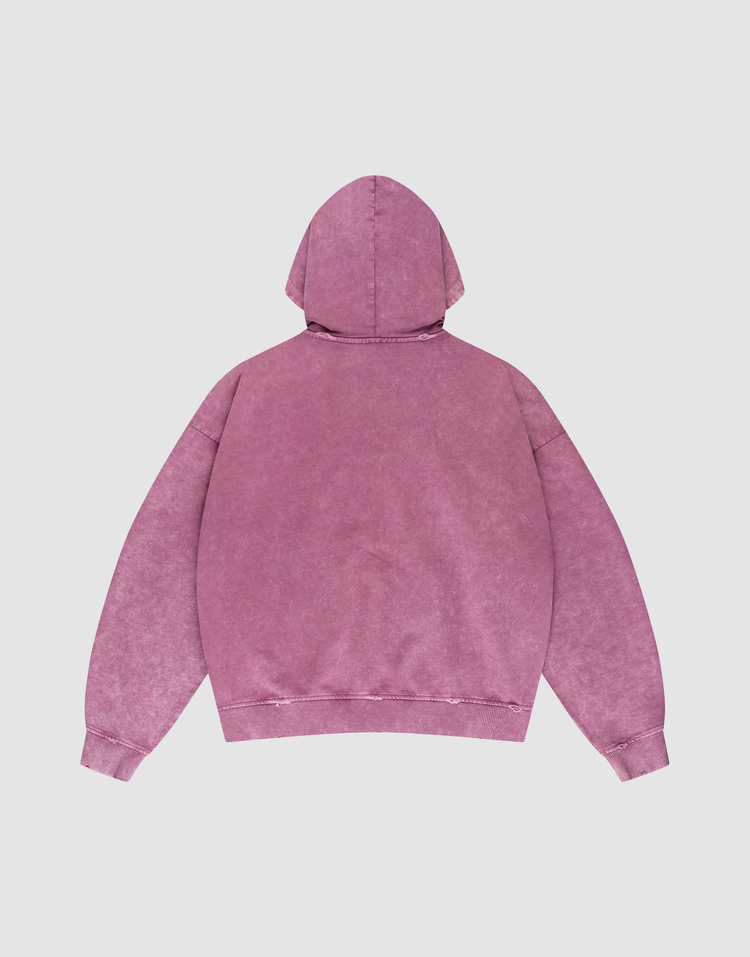 Live Fast Rivet Hooded Zip