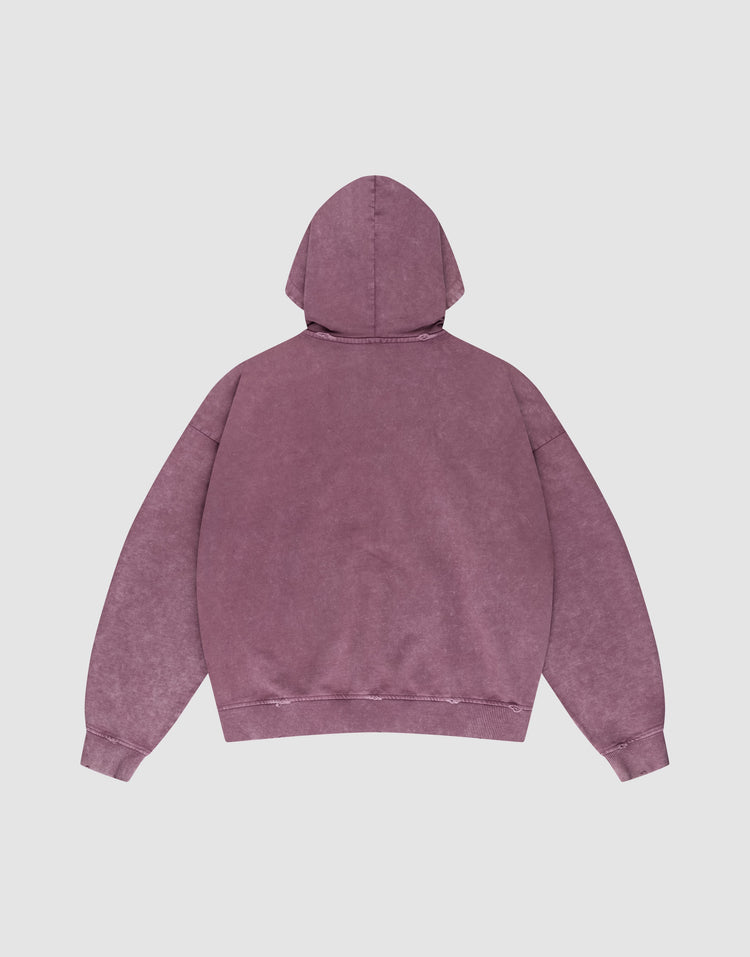 Live Fast Rivet Hooded Zip