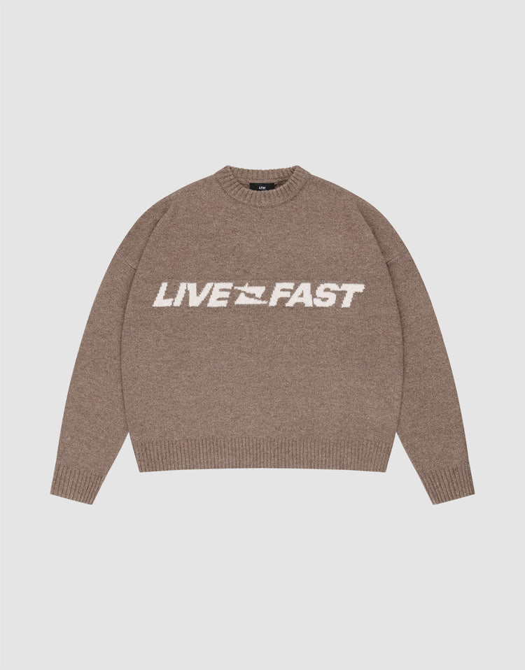 Live Fast Boucle Sweater