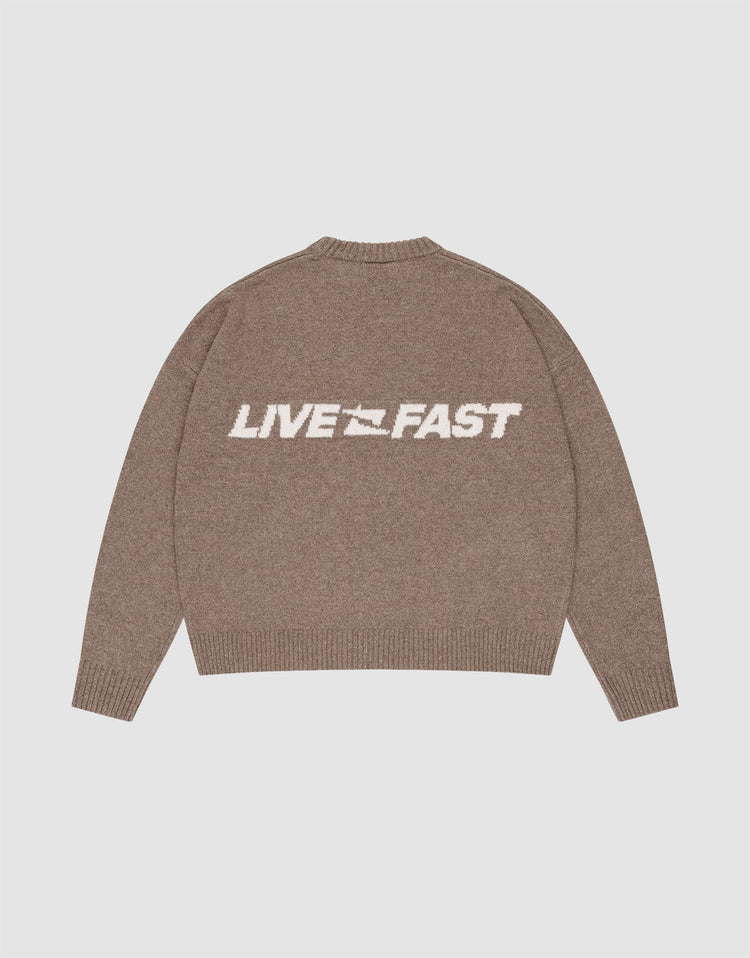 Live Fast Boucle Sweater