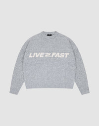 Live Fast Boucle Sweater