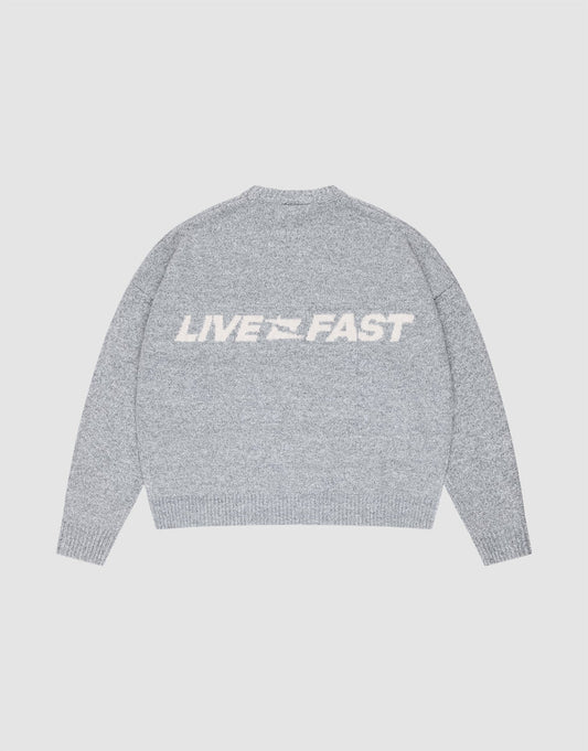 Live Fast Boucle Sweater