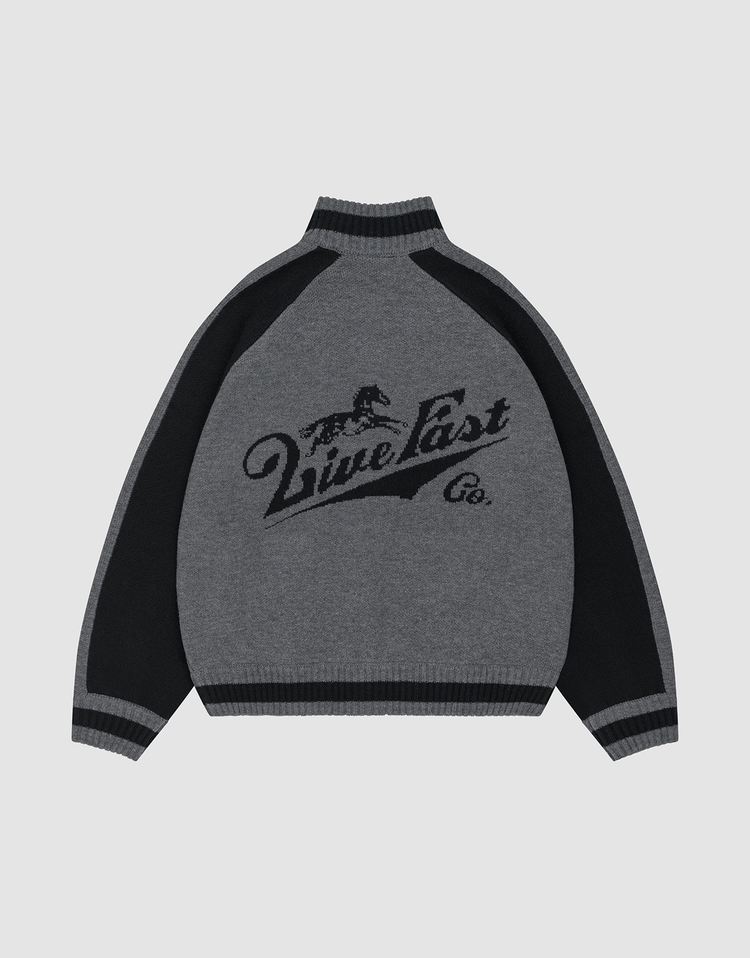Boxy Knit Zip Jacket – LFDY UK Limited
