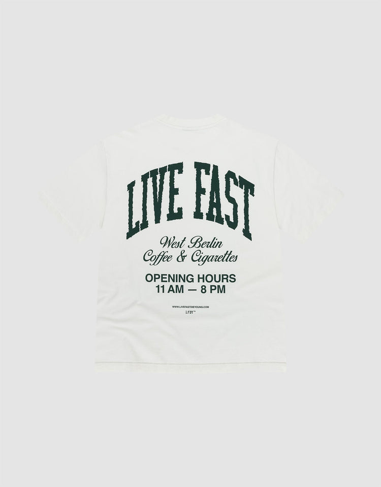 Live Fast Coffee Tee