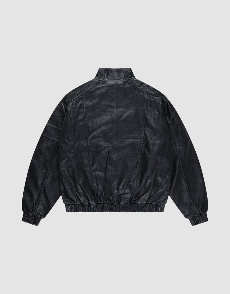 Live Fast Leather Trackjacket