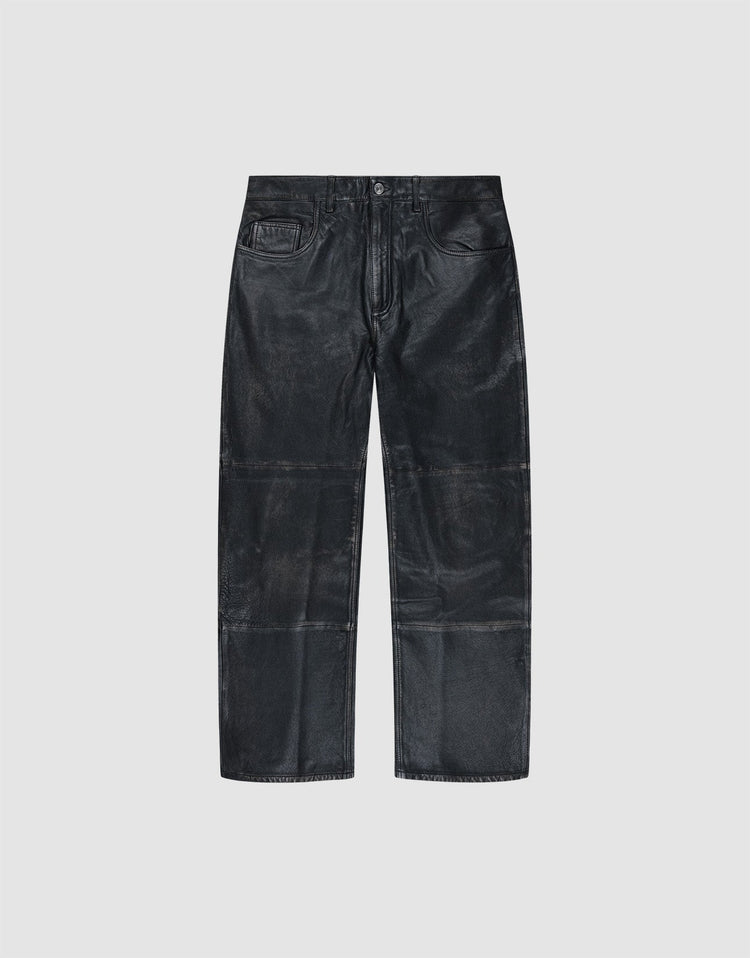 Baggy Leather Pants