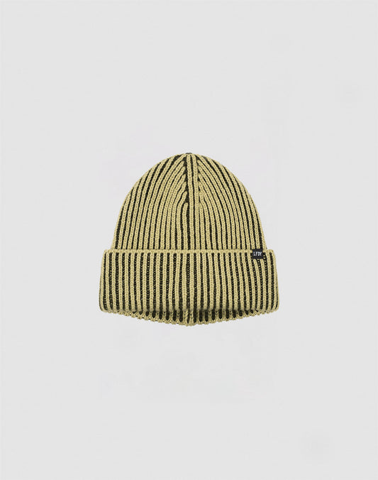 2 Tone Rib Knit Beanie