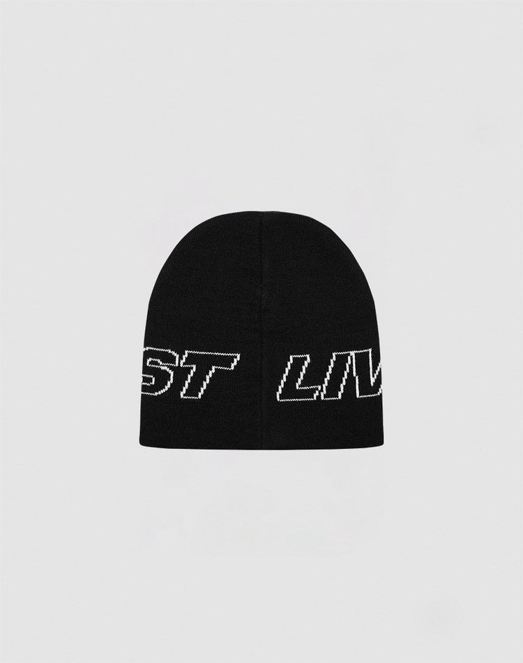 Live Fast Jacquard Beanie