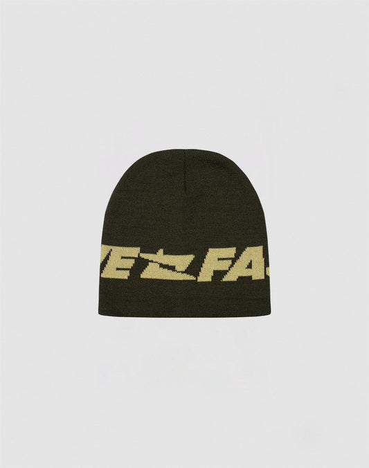 Live Fast Jacquard Beanie