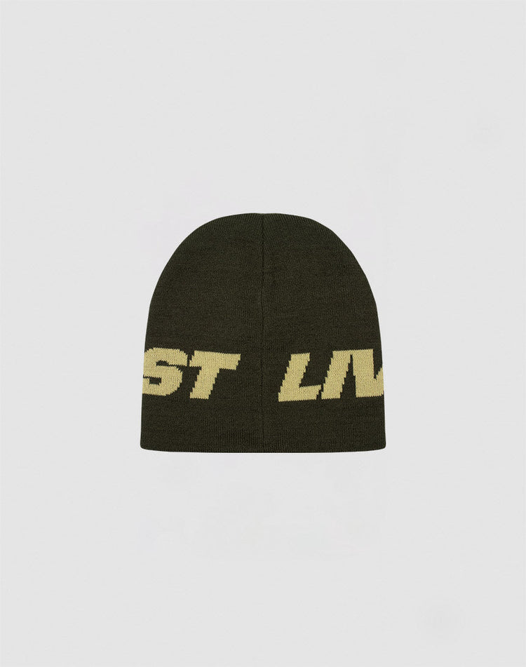 Live Fast Jacquard Beanie