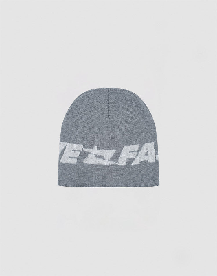 Live Fast Jacquard Beanie