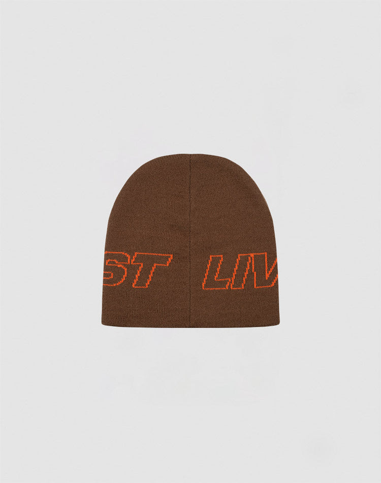 Live Fast Jacquard Beanie