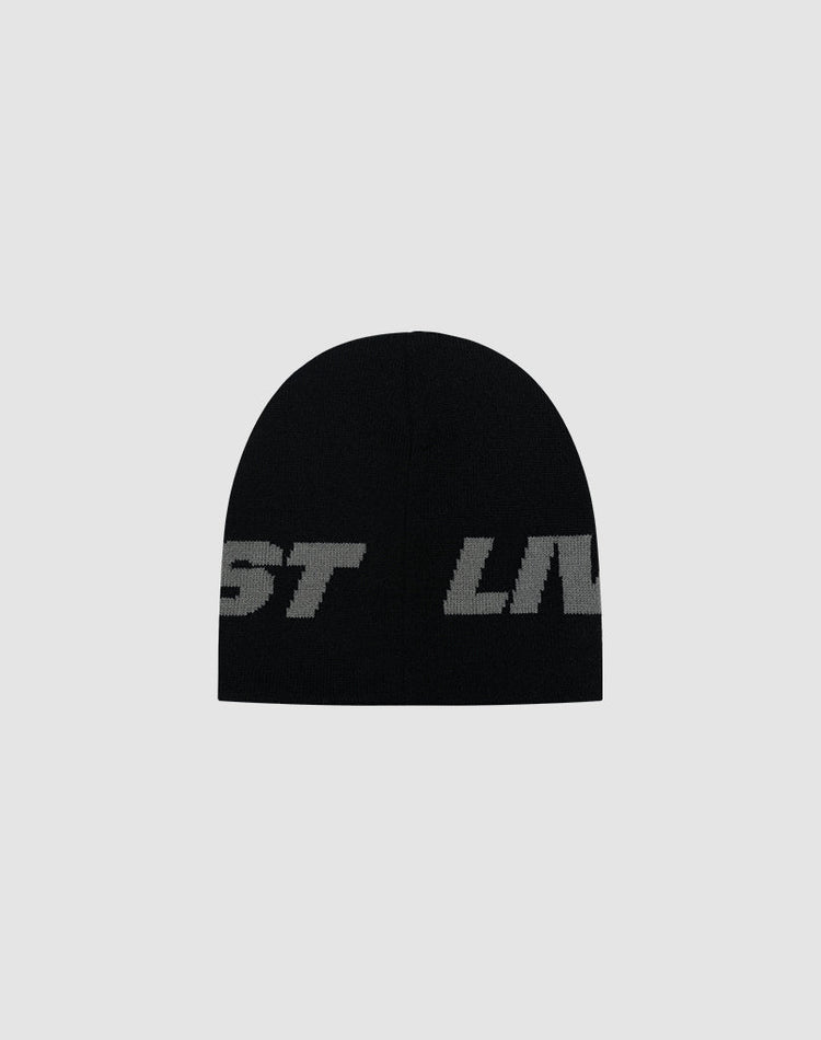 Live Fast Jacquard Beanie