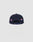A navy blue Live Fast Corporation Cap by LIVE FAST DIE YOUNG, shown from the back with an adjustable strap. The Multi-Logo design features UK and Russian flag-labels on the sides against a plain light gray background.